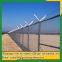 Chain link mesh fence panels pvc coated steel wire