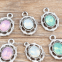 Fashion Alloy DIY Pendant Silver Gift Multicolor Jewelry Accessories