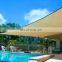 Rectangle Outdoor Shade Sails For Traditional Pergola , Stainless Steel A Ring Sun Shade Fabric
