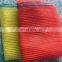 knitted plastic raschel mesh bags for Russian Market