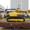Anchoring crawler drilling rig