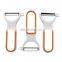 Professional Multi-function Stainless Steel  3 Pieces Magic Trio Peelers