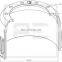 Hot Sale Semi-trailer Brake Drum 0310677110 ,diameter 420 mm