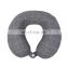 Amazon Hot Sale U-Shape Polyester Neck Support High Density Contour Memory Foam Sponge Neck Flying Traveling U-shaped Pillow