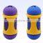 New type drum shape durable dog chew rubber toy for pet teeth cleaning