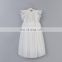 A0184# girls dress 2020 summer cotton sleeves lace clothes kids dress