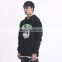 China Supplier Customized Heavyweight Fleece Black Hoodie For Men
