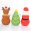 HQP-WJ115 HongQiang Christmas series dog chewing toy Santa Claus milu deer teeth grinding teeth clean natural latex new