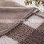 Wholesale Luxury Thick Double Layer Bonded Custom Printed Sherpa Blanket with Flannel Lined