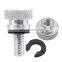 Motorcycle Rear Fender Seat Bolt Screw Nut License Plate Mount Knob Cover For Harley XL Dyna Touring COV Softail