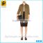 Custom 2016 Wholesale High Quality Lady Mesh Stripe Pencil Skirt