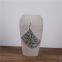 Southeast Asian Style Wholesale Jingdezhen Large White Leaf Ceramic Flower Vase For Shopping Mall