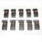 (10 Pack) Paracord Buckle Clasps w/ Whistle Compass Flint Fire Starter Bracelets
