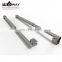 Stainless Steel Adjustable adjustable shower shower curtain rod double track round gold