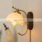 American country retro glass wall lamp for decoration