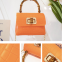 Jelly Croco bamboo Chain buckle  bag