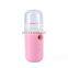 Hot-selling style beautiful appearance alcohol disinfectant nano spray machine and portable USB charging