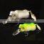 Hot Selling Artificial 6.4cm 14g Realistic Hard  vivid fish eye Fish Lure WITH STAINLESS STEEL Treble hook