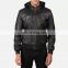 2021 Motorcycle Leather Hooded  Can Be Custom logo Jacket For Men