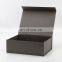 Luxury fashion products grey color magnetic closure packaging gift box for garment