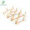 Bamboo Wood Wall Mount Foldable Coat Hook Adjustable Hotel Style Folding Towel Rack
