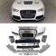Rs5 style body kit include front bumper grille for Audi A5 B8 2013 2014 2015 2016