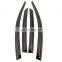 Door Rain Sun Visor Car Acrylic Sheet Black Smoke Door Visors Window Rain Shields For Civic