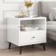 High Quality Wood Bedside Table Wood Color Nightstand WIth Storage Drawer