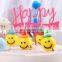 High Quality 4pcs/bag  Smile Candle Birthday Candle for Cake Decoration Birthday Party Supplies