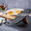 Non Stick Cast Iron Happy Cooking Hand Roasting Kitchen Hand Grill Press