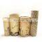 Wholesale Luxury Custom Print Kraft Paper Cardboard Cylinder Round Tube deodorant Packaging Box With Lid For Tea Coffee Cosmetic