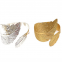 Elegant Metal Gold And Silver Leaf Napkin Rings & Accessories For Hotel Wedding Table Decor