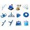 Full Set Pool Waterfall ABS Skimmer Ladder Filter System Swimming Pool Equipment Cleaning Accessories