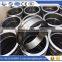 Concrete pump pipe with weld collars forging end fitting flange