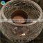Cracked Glass Material Candle Holder With Brass