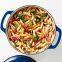 Enameled Cast Iron Round Dutch Oven With Lid and Dual Handles, Heavy-Duty & Small, 5L, Blue