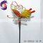 metal glow in dark frog stakes for garden decoration