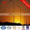 10m street light pole ISO certificate Q235 hot dip galvanized actagonal conical