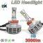 Super bright led automotive h8 40w led headlight 5 color available