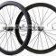Velosa road bike 50mm asymmetry rims, Toray T700 Carbon Fiber 700C offset disc brake wheels