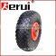 caddy rubber wheel small pneumatic wheels 9x3.00-4 10x410/3.50-4