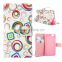 Best selling customized pattern silk printing for HUAWEI P8 leather case