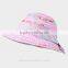 Factory Custom Made Print Little Girl Reversible Bucket Hat Wholesale