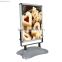 Outdoor forecourt sign swing master uv stabilized A line poster stand