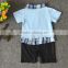 New Fashion High Quality 100% Cotton handsome Infant Baby Clothing Set                        
                                                Quality Choice