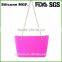 Fashion wholesale cheap women silicone mk tote beach bag