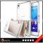 Keno All New Dust Free Cap Luxury Phone Cover Crystal Clear Back Shock Absorption Bumper Hard Case for Sony Xperia Z3+ / Z3 Plus