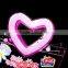 clear PVC bag, shopping bag ,gift bag ,Cosmetic bag , with LOVE heart style handle