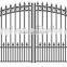 private villa security wrought iron double driveway gate