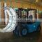 positioned short arm paper roll clamp for electric and diesel forklift